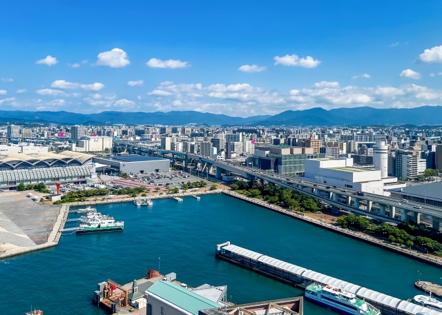 福岡の街並み - 謎解きイベントの舞台